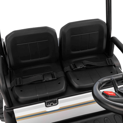 2026 Golf Cart 4 Seater 24V 4X4 Kids Ride On Car with Remote Control - Couch Potato