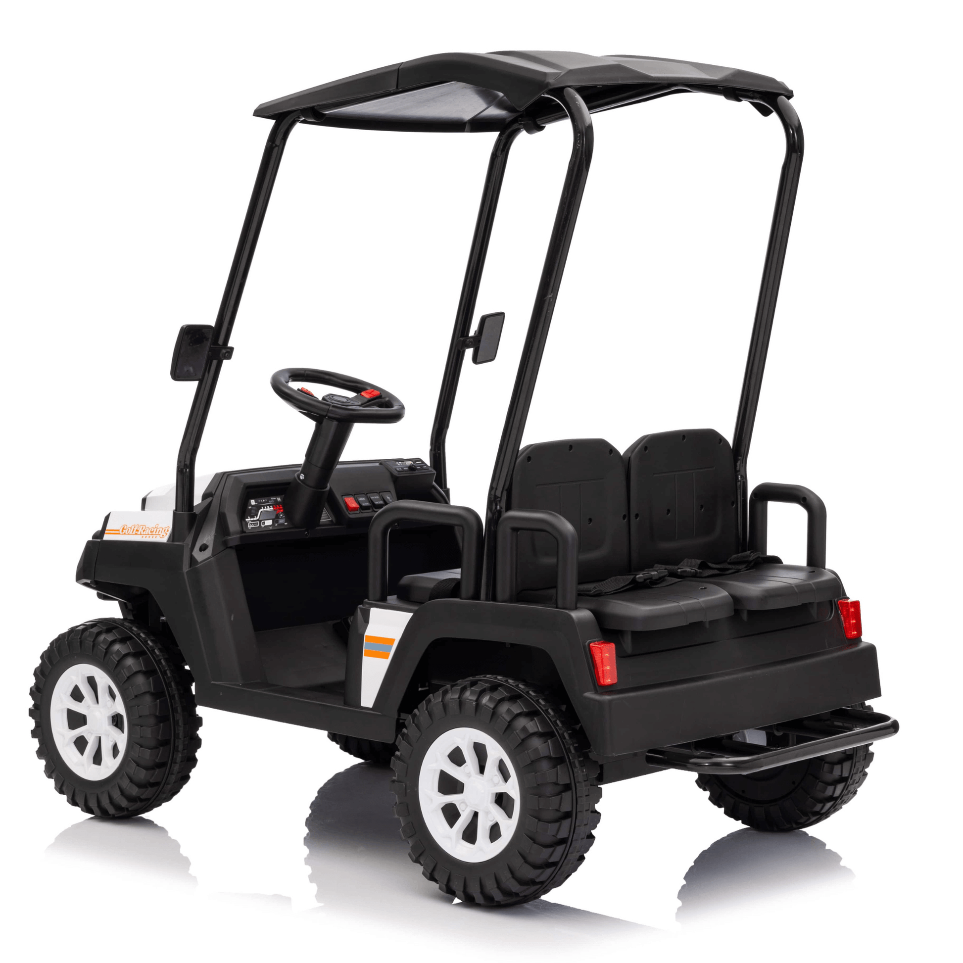 2026 Golf Cart 4 Seater 24V 4X4 Kids Ride On Car with Remote Control - Couch Potato