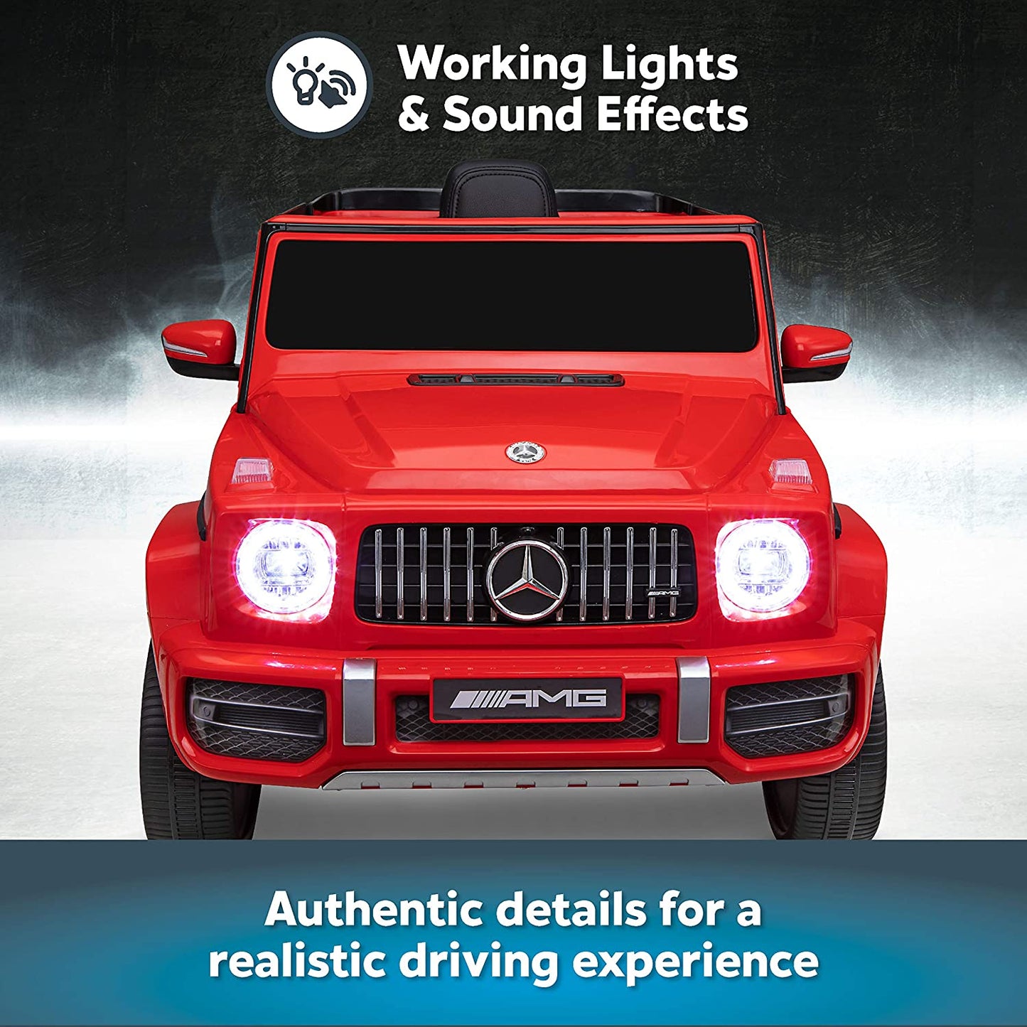 2026 Mercedes Benz G63 AMG 12V G Wagon Kids Ride On Car with Remote Control - Couch Potato