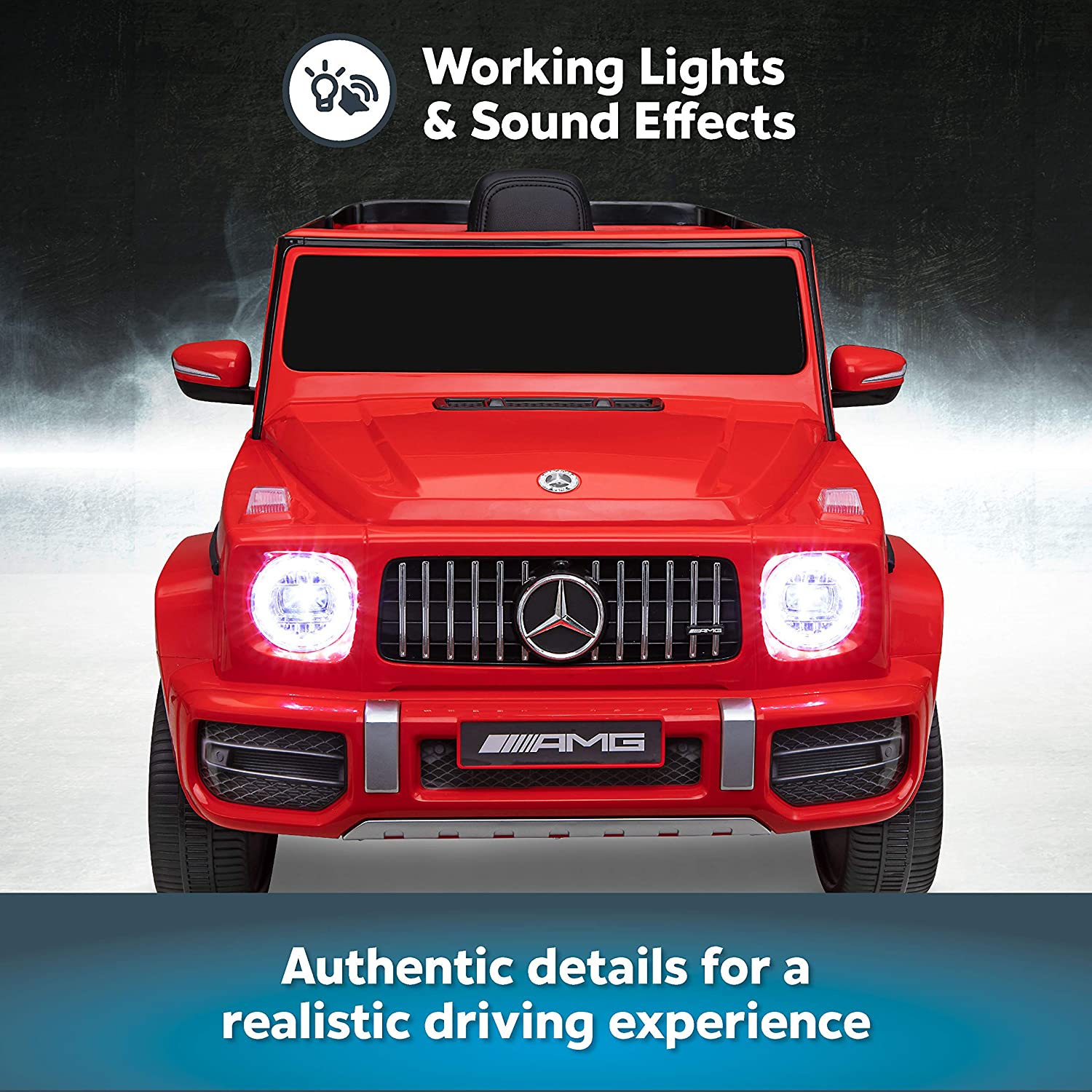 2026 Mercedes Benz G63 AMG 12V G Wagon Kids Ride On Car with Remote Control - Couch Potato