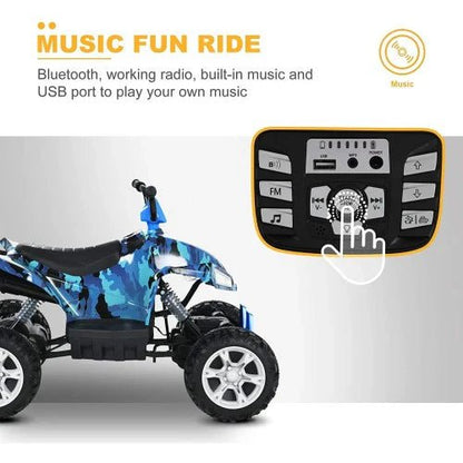 2026 24V Off - Road 4X4 Kids Ride On ATV For Age 3 to 8 - Couch Potato