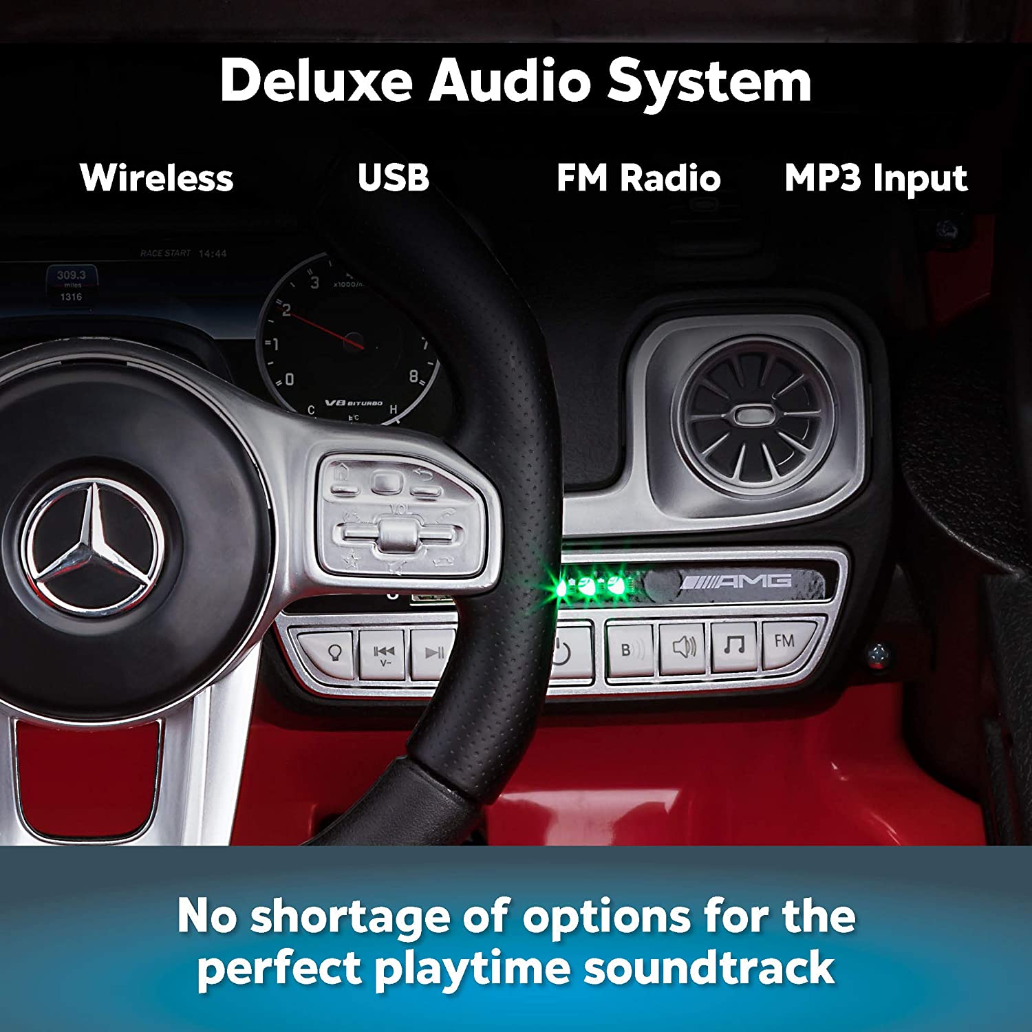 2026 Mercedes Benz G63 AMG 12V G Wagon Kids Ride On Car with Remote Control - Couch Potato