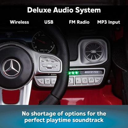 2026 Mercedes Benz G63 AMG 12V G Wagon Kids Ride On Car with Remote Control - Couch Potato