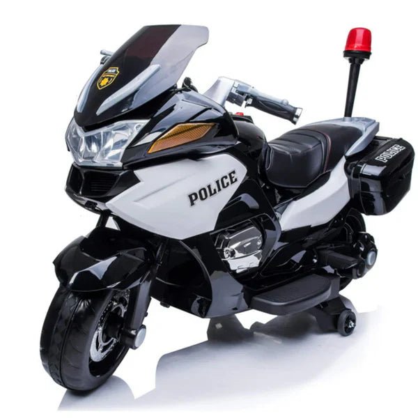 2026 24V Police 2 Seater Motorcycle with Rubber Tires - Couch Potato