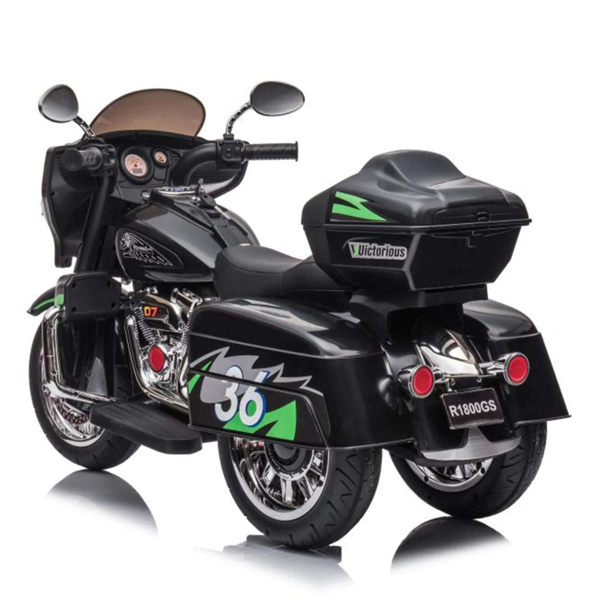 12V Kids Ride on Three - Wheeled Motorcycle For Age 3 - 8 - Couch Potato
