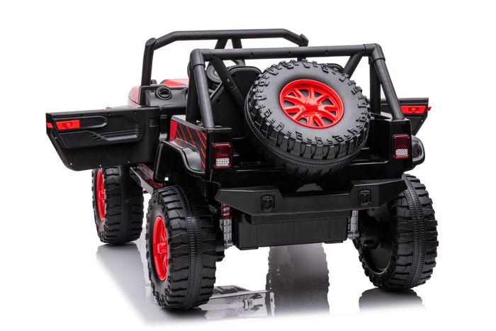 2026 24V Jeep Style RAIDER 2 Seater Kids Ride On Car with Remote Control and Back Wheel - Couch Potato