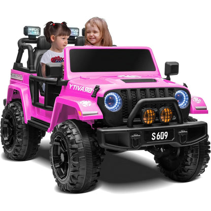 2026 24V Monster Jeep 2 Seater DELUXE Kids Ride On Car with Remote Control - Couch Potato