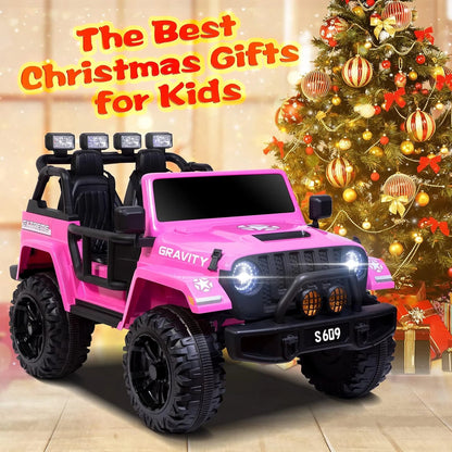 2026 24V Monster Jeep 2 Seater DELUXE Kids Ride On Car with Remote Control - Couch Potato