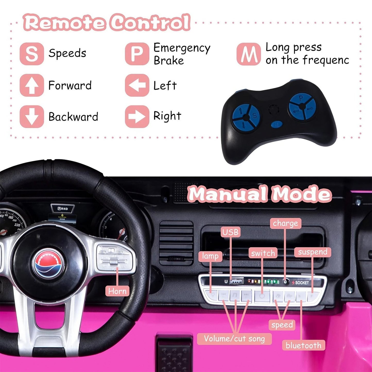 2026 24V Monster Jeep 2 Seater DELUXE Kids Ride On Car with Remote Control - Couch Potato