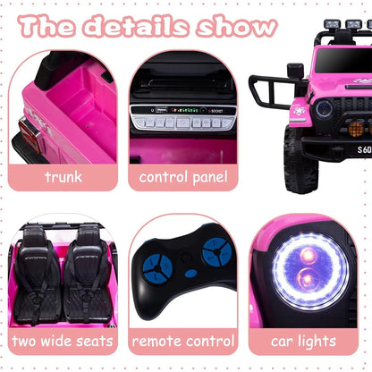 2026 24V Monster Jeep 2 Seater DELUXE Kids Ride On Car with Remote Control - Couch Potato