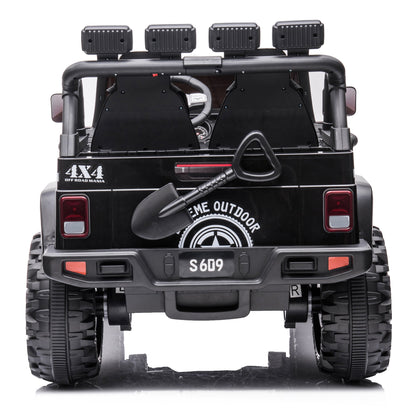 2026 24V Monster Jeep 2 Seater DELUXE Kids Ride On Car with Remote Control - Couch Potato