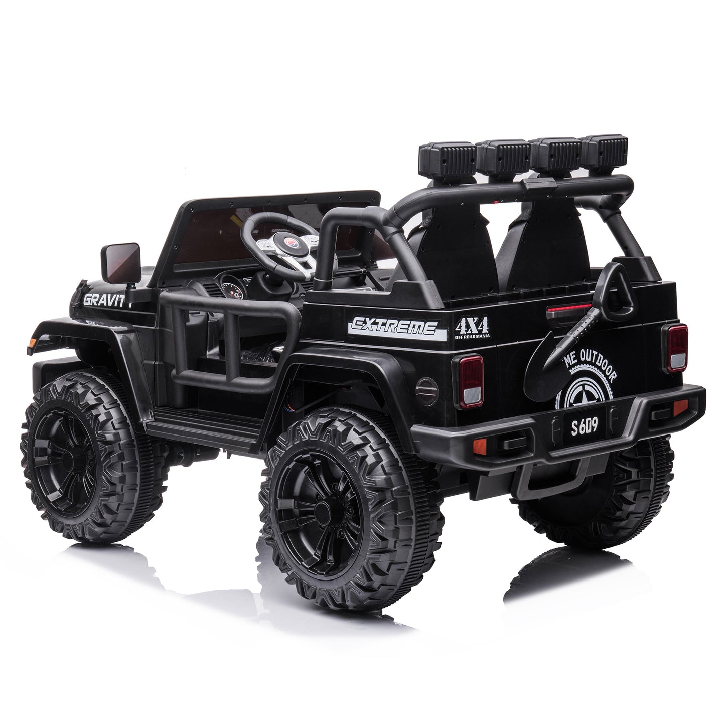 2026 24V Monster Jeep 2 Seater DELUXE Kids Ride On Car with Remote Control - Couch Potato