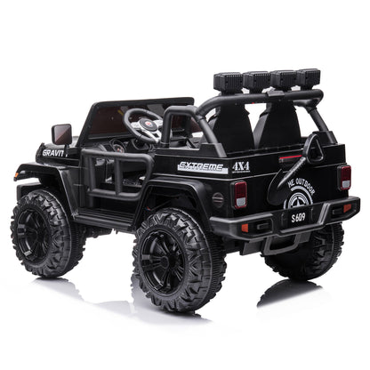 2026 24V Monster Jeep 2 Seater DELUXE Kids Ride On Car with Remote Control - Couch Potato