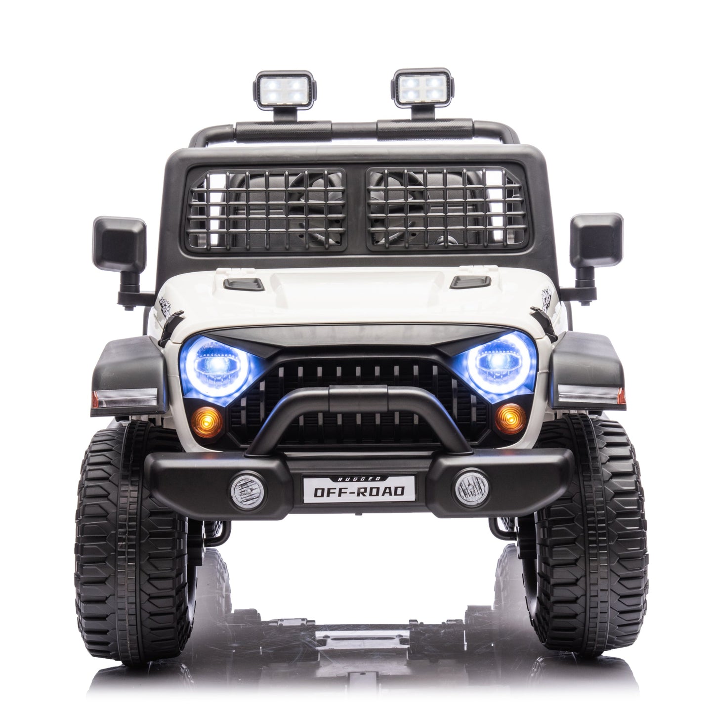 2026 Rugged Jeep Style 12V Kids Ride On Car with Remote Control - Couch Potato
