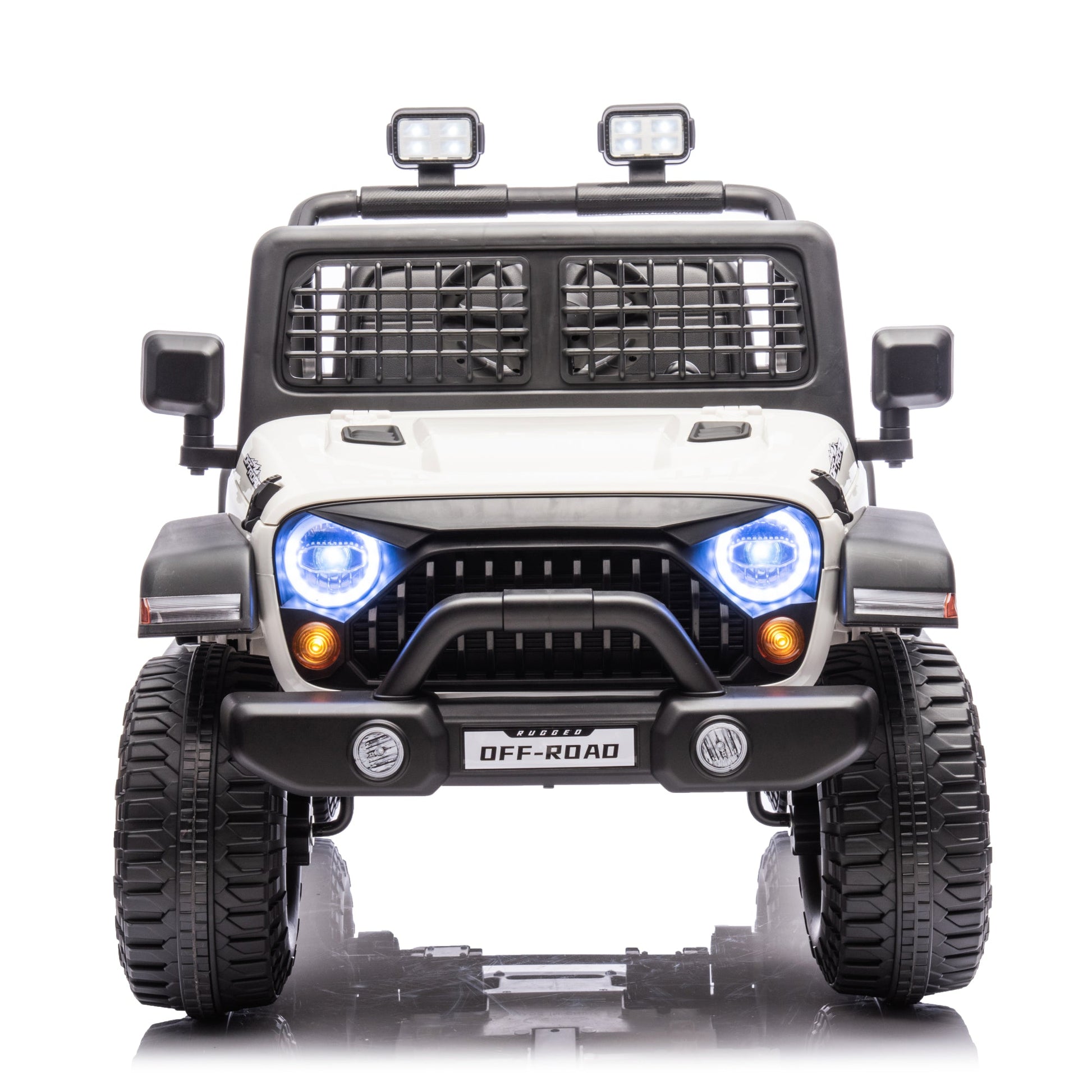 2026 Rugged Jeep Style 12V Kids Ride On Car with Remote Control - Couch Potato