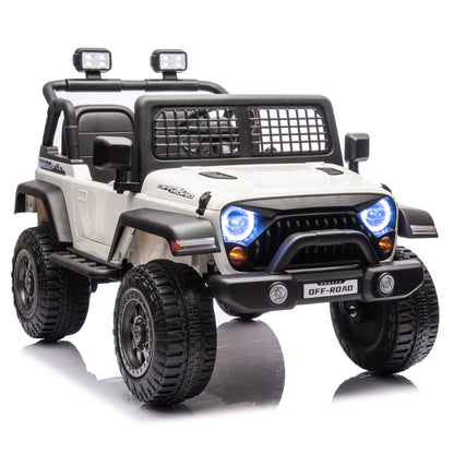 2026 Rugged Jeep Style 12V Kids Ride On Car with Remote Control - Couch Potato