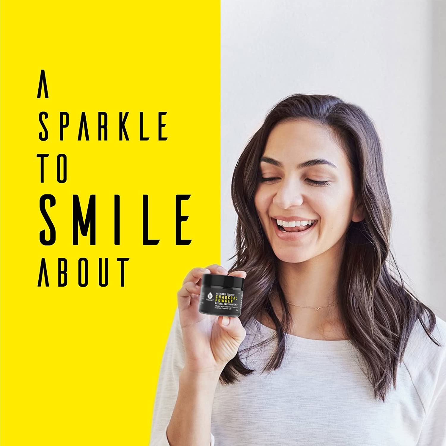 Activated Coconut Charcoal Powder Natural Teeth Whitener - Couch Potato