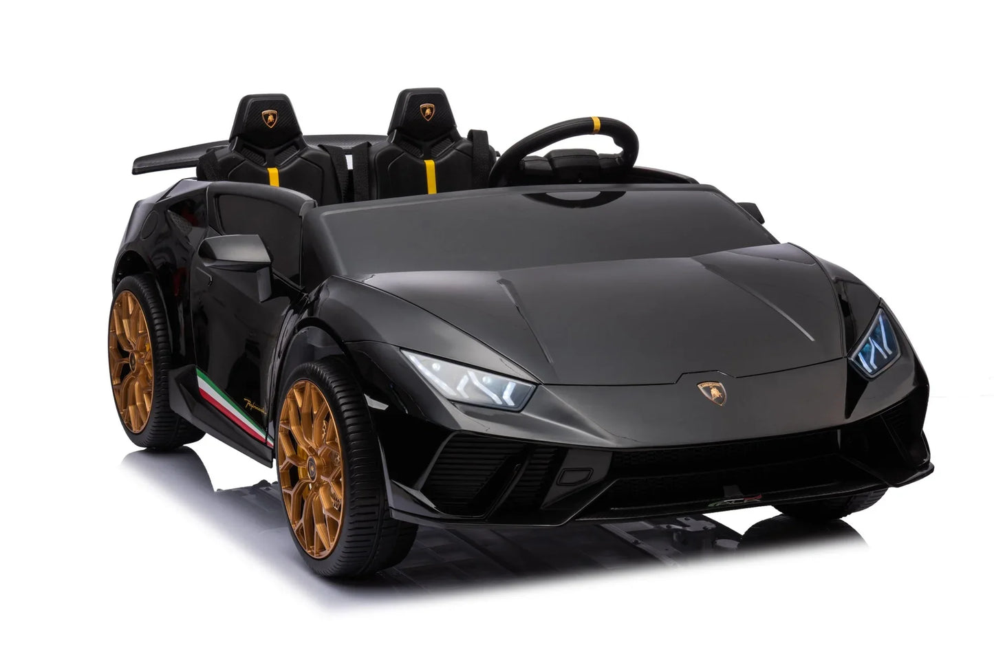 2026 Lamborghini Huracan 24V 2 Seater DELUXE Kids Ride On Car with Remote Control - Couch Potato