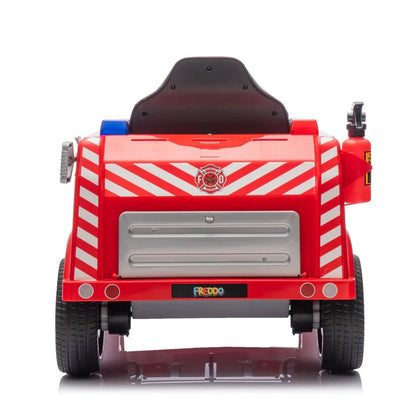 2026 Fire Truck 12V DELUXE Kids Ride On Car with Remote Control - Couch Potato