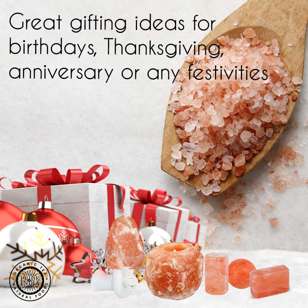 Himalayan Pink Salt Tea Light Holder by Pride of India – Salt Candle Holder – Room Décor Item – Great for Creating an Ambiance – Ideal for Home & Spa Uses – Natural Shape - Couch Potato