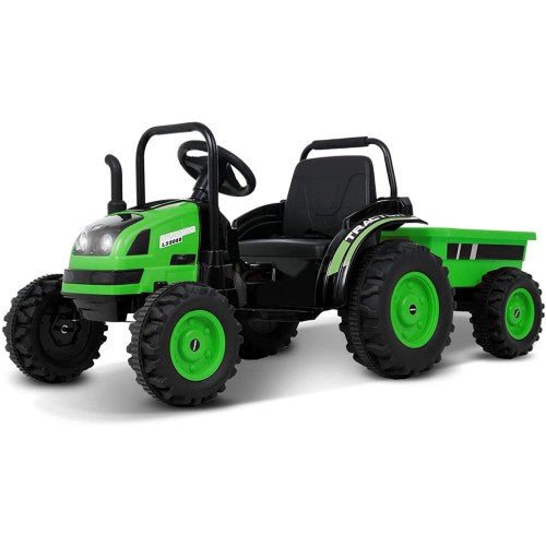 2026 6v Tractor Powered Ride - On Car Remote Control with Detachable Wagon - Couch Potato