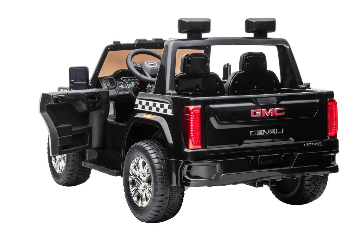 2026 UPGRADED GMC Sierra 24V 2 Seater Kids Ride On Car With Remote Control - Couch Potato