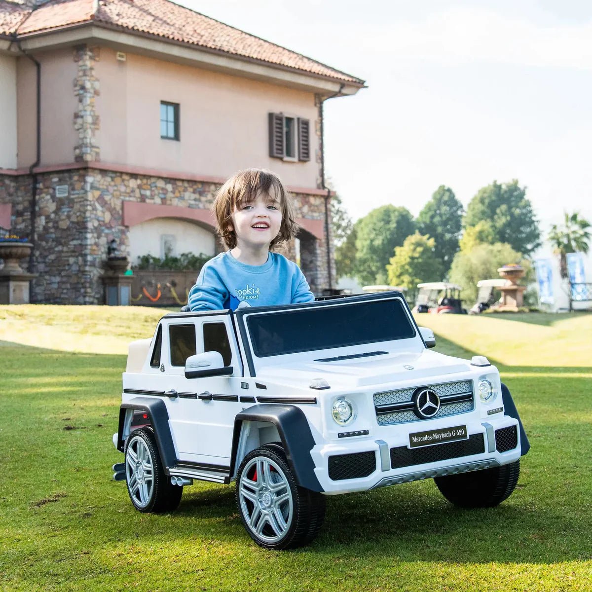 2026 12V Mercedes Benz Maybach G650 Kids Ride On Car with Remote Control - Couch Potato