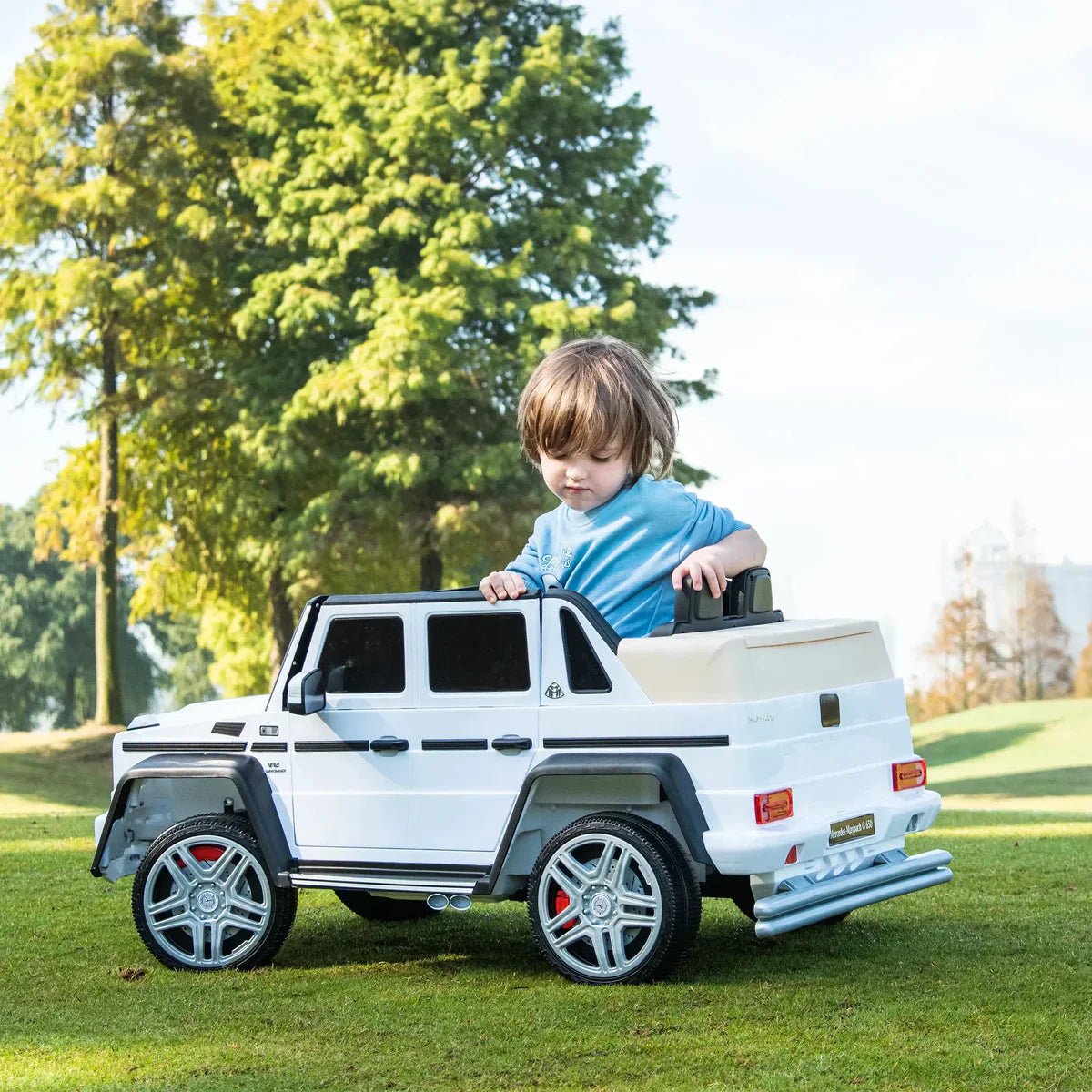 2026 12V Mercedes Benz Maybach G650 Kids Ride On Car with Remote Control - Couch Potato