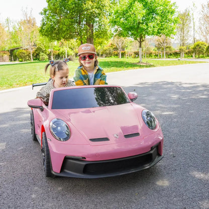 2026 24V Porsche 911 GT3 2 Seater Kids Ride On Car - NEW Silent Motor - Couch Potato