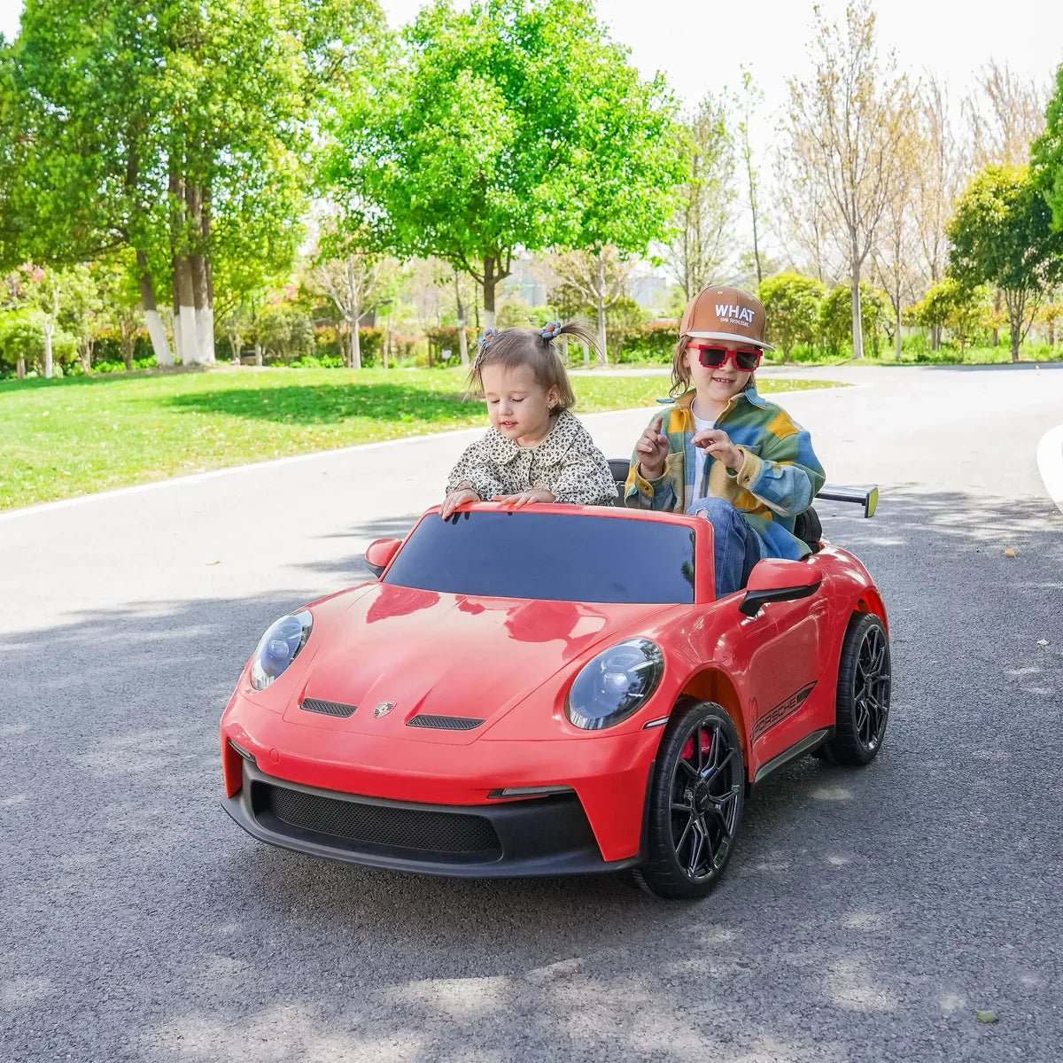 2026 24V Porsche 911 GT3 2 Seater Kids Ride On Car - NEW Silent Motor - Couch Potato