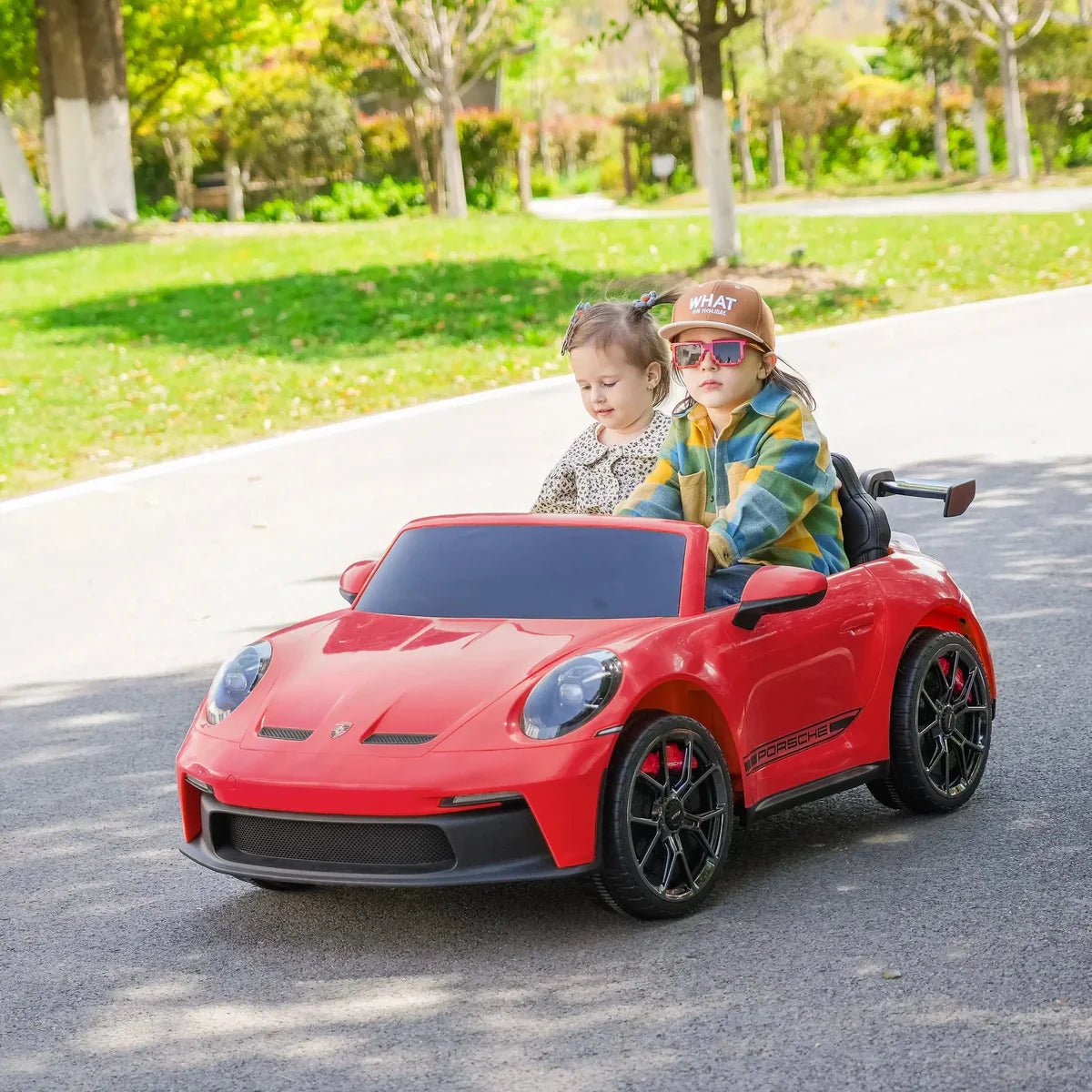 2026 24V Porsche 911 GT3 2 Seater Kids Ride On Car - NEW Silent Motor - Couch Potato