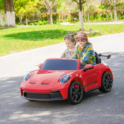 2026 24V Porsche 911 GT3 2 Seater Kids Ride On Car - NEW Silent Motor - Couch Potato