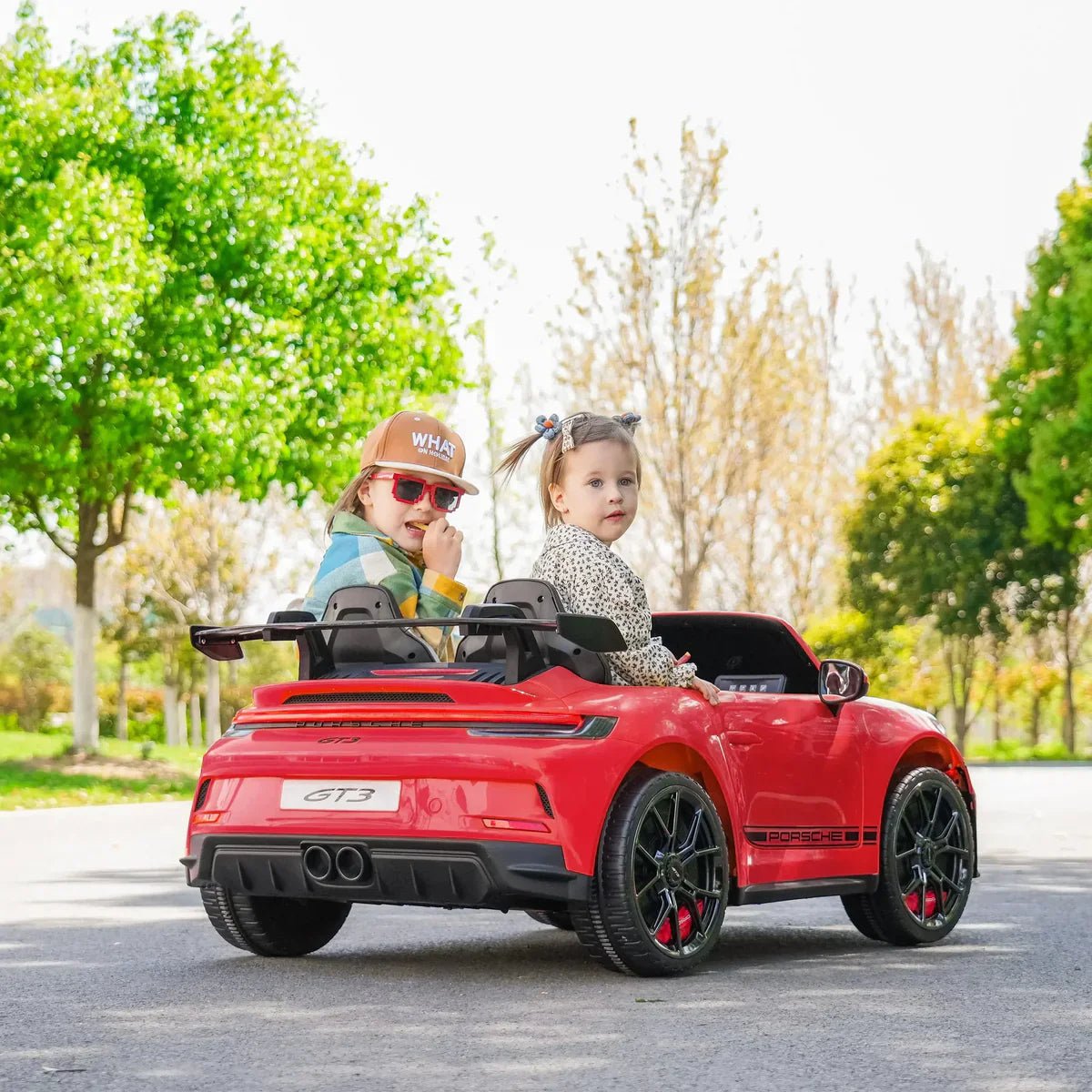 2026 24V Porsche 911 GT3 2 Seater Kids Ride On Car - NEW Silent Motor - Couch Potato