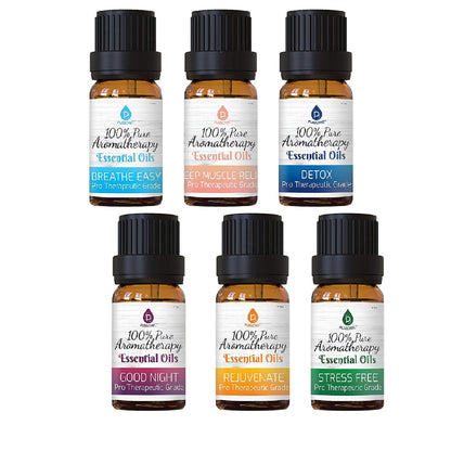 6 Pack of 100% Pure Essential Aromatherapy Oils Blends - Couch Potato