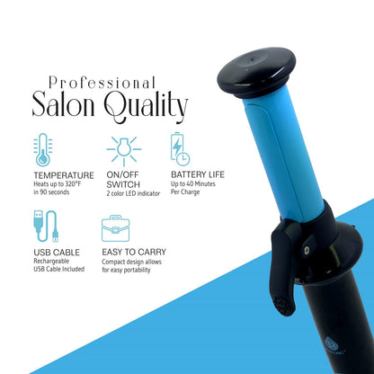 USB Rechargeable Mini Curling Iron - Couch Potato