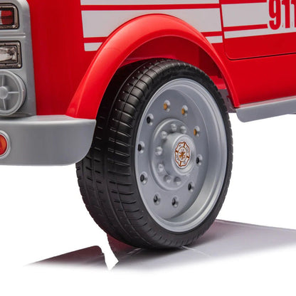 2026 Fire Truck 12V DELUXE Kids Ride On Car with Remote Control - Couch Potato