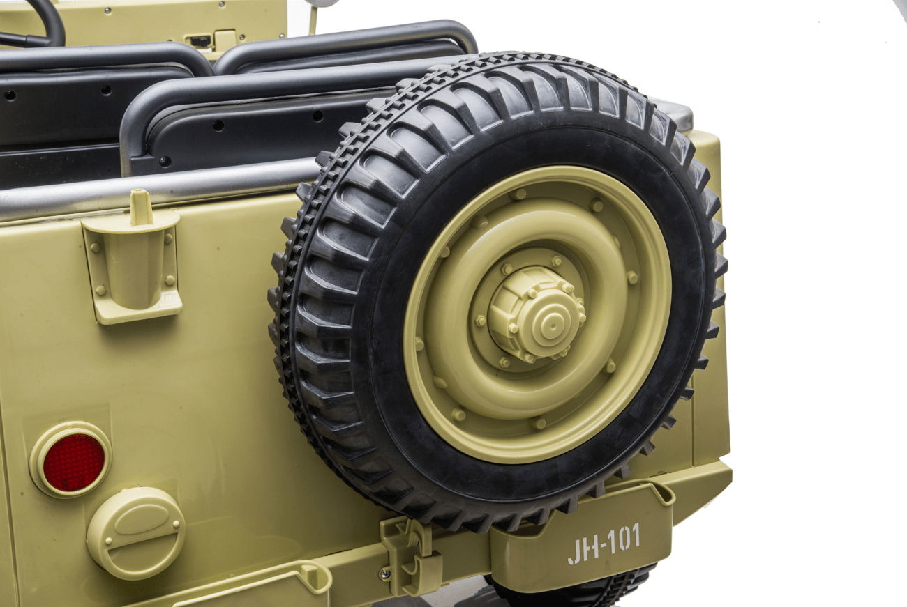 24V Army Truck 3 Seater DELUXE Kids Ride On Car with Remote Control - Couch Potato