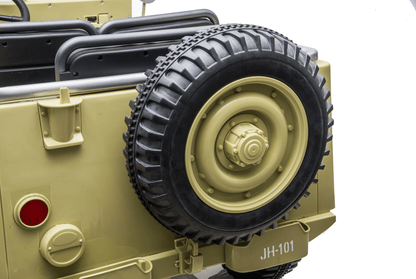 24V Army Truck 3 Seater DELUXE Kids Ride On Car with Remote Control - Couch Potato