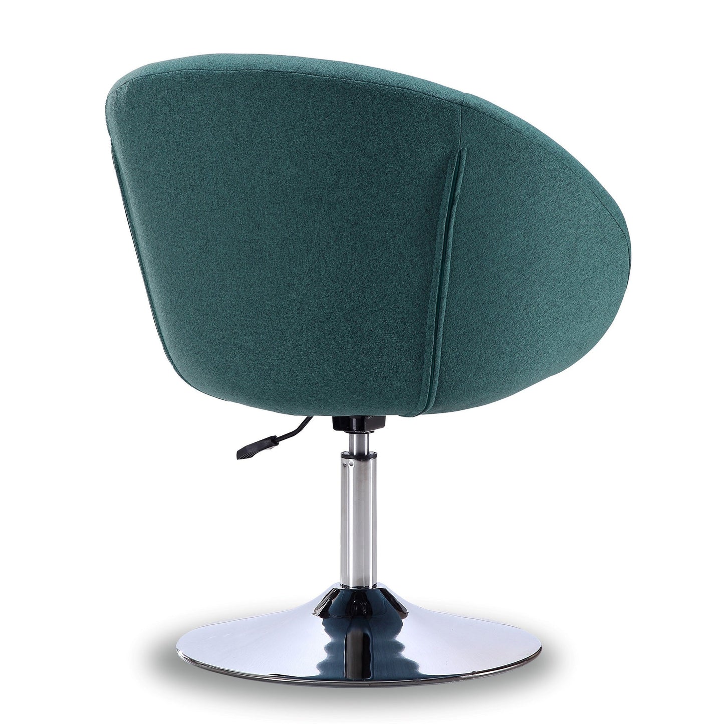 Chandra Swivel Adjustable Faux Leather Accent/Office Chair - Teal Blue - Couch Potato