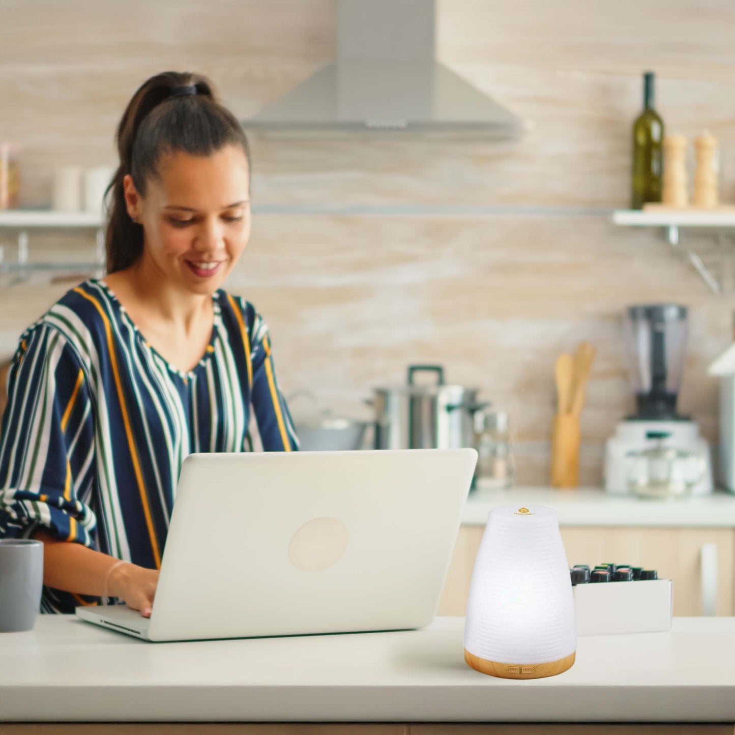 2 - in - 1 USB Essential oil Aroma Diffuser - Couch Potato