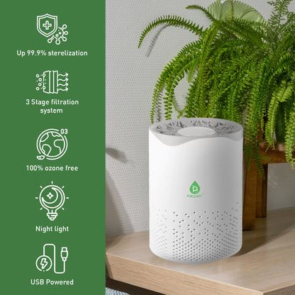 USB Powered True HEPA Air Purifier - Couch Potato