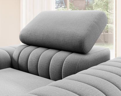 Laurence Modern Accent Chair - Light Grey - Couch Potato