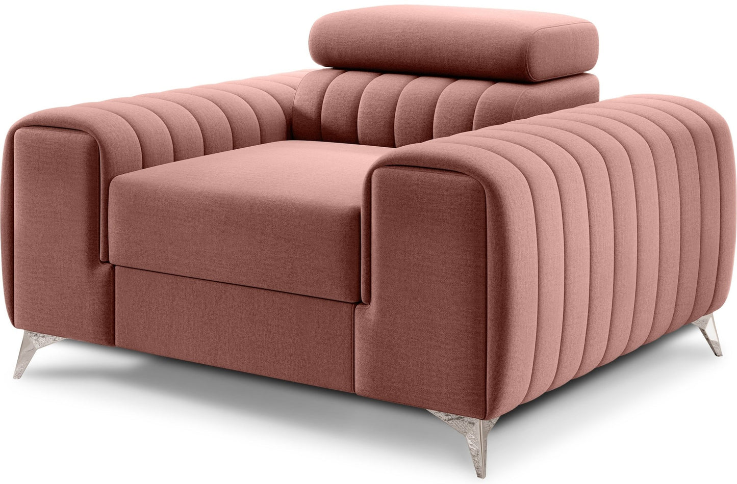 Laurence Modern Accent Chair - Plum - Couch Potato