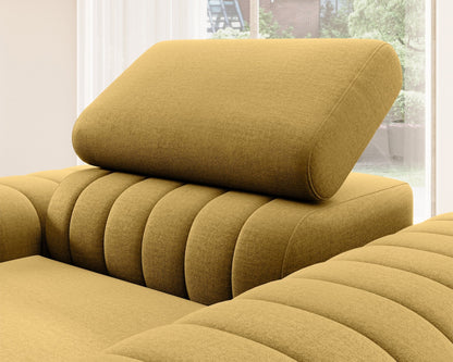 Laurence Modern Accent Chair - Mustard - Couch Potato