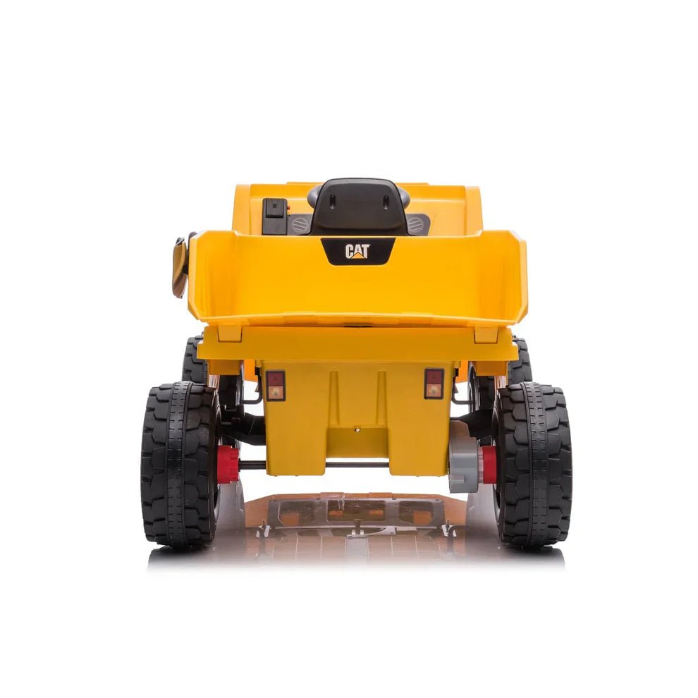 12V CAT Electric Dump Truck Kids Ride On - Couch Potato