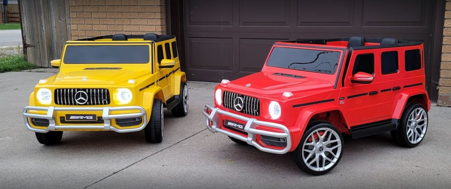 2026 24V Mercedes Benz AMG G63 G Wagon DELUXE 2 Seater Kids Ride On Car With Remote Control - Couch Potato