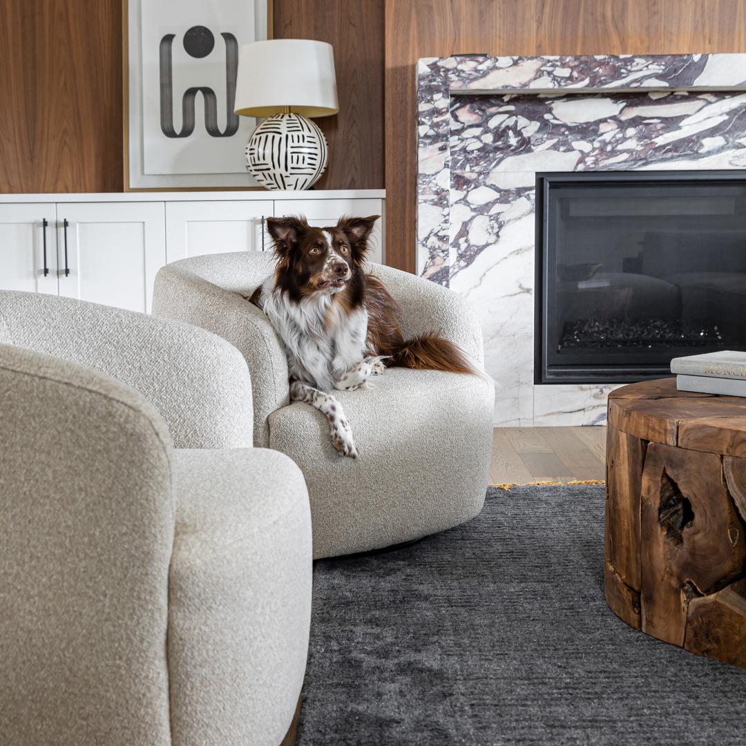 Aspen Swivel Chair - Beige Buff - Couch Potato