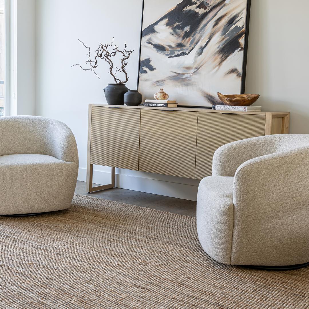 Aspen Swivel Chair - Beige Buff - Couch Potato