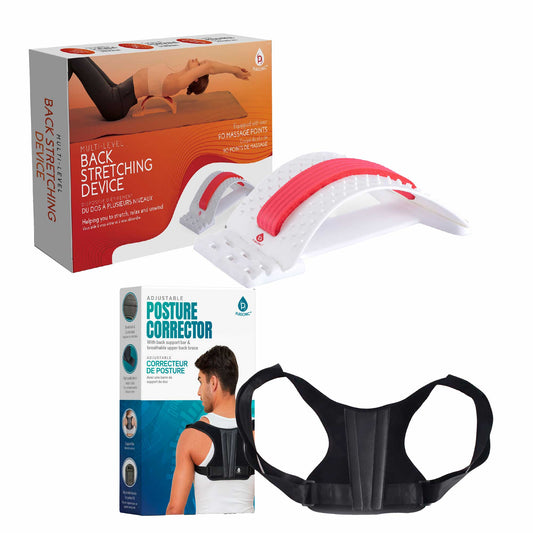 Pursonic Back Health Essentials Kit: Multi - Level Stretch & Posture Perfection. - Couch Potato