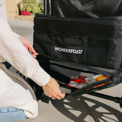 Wonderfold W2 Luxe Pro Double Stroller Wagon - Couch Potato